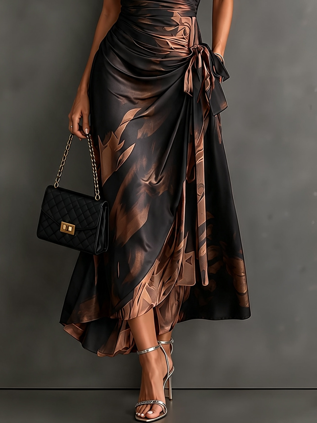 Kaia - Soft-Touch Wrap Shirt Dress
