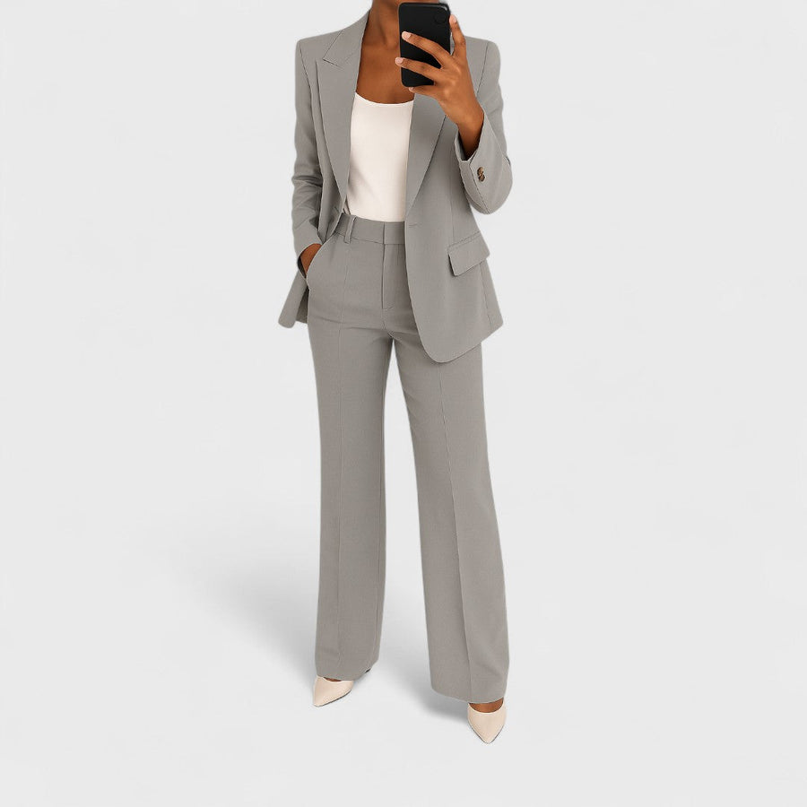 Estevia - Tailored Single Button Trouser Set